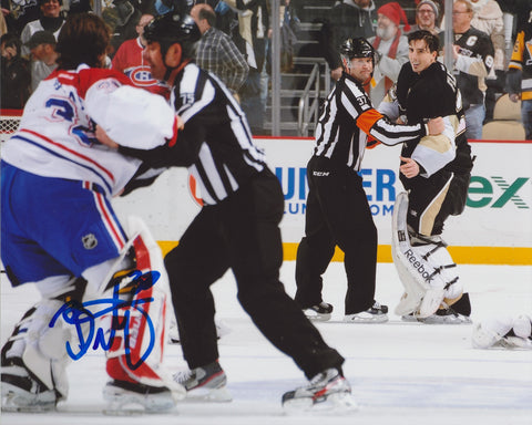 PETER BUDAJ SIGNED MONTREAL CANADIENS 8X10 PHOTO