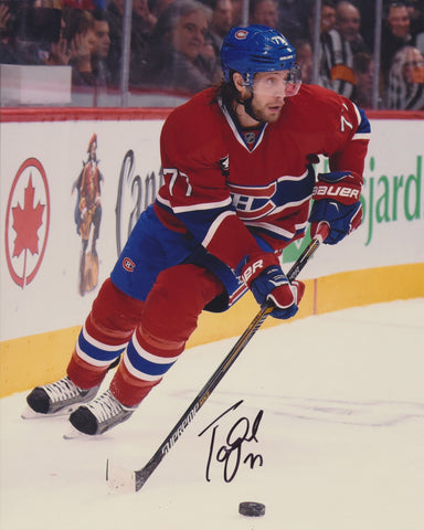 TOM GILBERT SIGNED MONTREAL CANADIENS 8X10 PHOTO 2