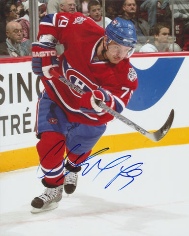 ANDREI MARKOV SIGNED MONTREAL CANADIENS 8X10 PHOTO
