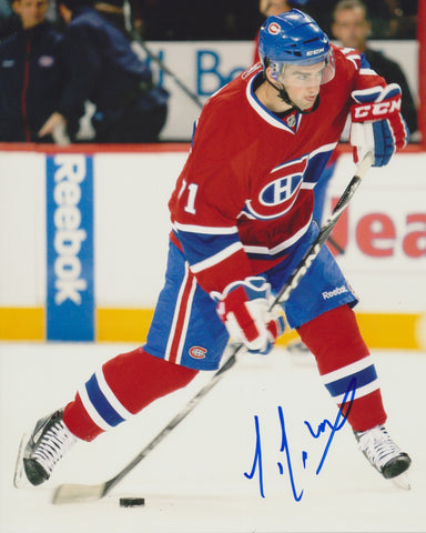 LOUIS LEBLANC SIGNED MONTREAL CANADIENS 8X10 PHOTO