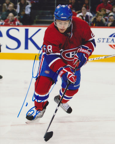 YANNICK WEBER SIGNED MONTREAL CANADIENS 8X10 PHOTO 3