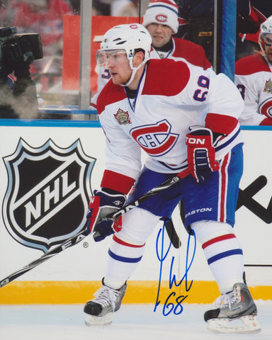 YANNICK WEBER SIGNED MONTREAL CANADIENS 8X10 PHOTO 6