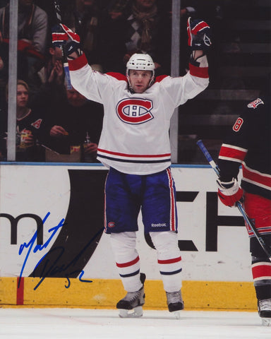 MATHIEU DARCHE SIGNED MONTREAL CANADIENS 8X10 PHOTO