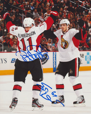 ERIK KARLSSON & DANIEL ALFREDSSON SIGNED OTTAWA SENATORS 8X10 PHOTO 2