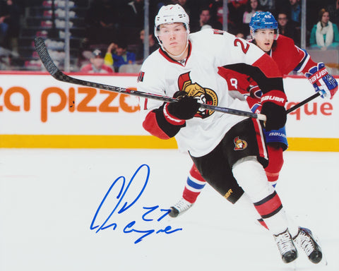 CURTIS LAZAR SIGNED OTTAWA SENATORS 8X10 PHOTO