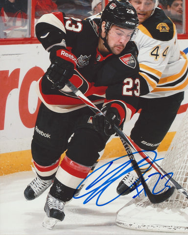 KASPAR DAUGAVINS SIGNED OTTAWA SENATORS 8X10 PHOTO