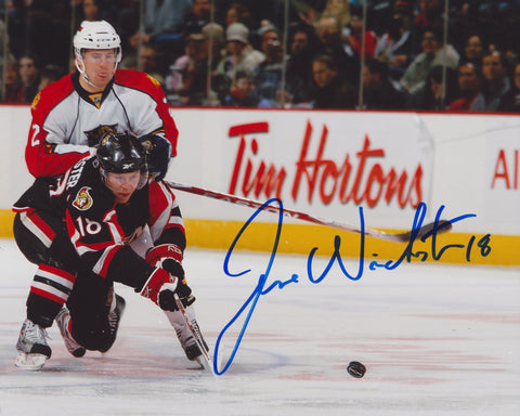 JESSE WINCHESTER SIGNED OTTAWA SENATORS 8X10 PHOTO