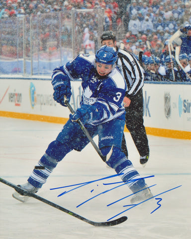 DION PHANEUF SIGNED TORONTO MAPLE LEAFS 8X10 PHOTO