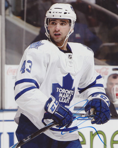 NAZEM KADRI SIGNED TORONTO MAPLE LEAFS 8X10 PHOTO 5