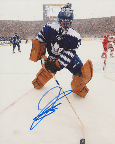 JONATHAN BERNIER SIGNED TORONTO MAPLE LEAFS 8X10 PHOTO