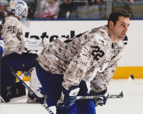 FRANCOIS BEAUCHEMIN SIGNED TORONTO MAPLE LEAFS 8X10 PHOTO