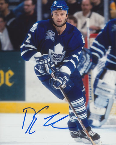 DALLAS EAKINS SIGNED TORONTO MAPLE LEAFS 8X10 PHOTO