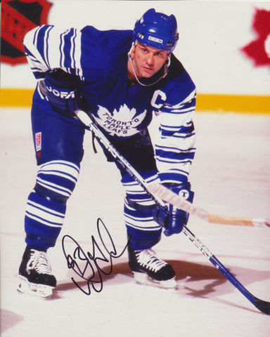 DOUG GILMOUR SIGNED TORONTO MAPLE LEAFS 8X10 PHOTO 2