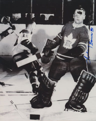 JOHNNY BOWER SIGNED TORONTO MAPLE LEAFS 8X10 PHOTO 5