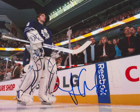 JONAS GUSTAVSSON SIGNED TORONTO MAPLE LEAFS 8X10 PHOTO 10