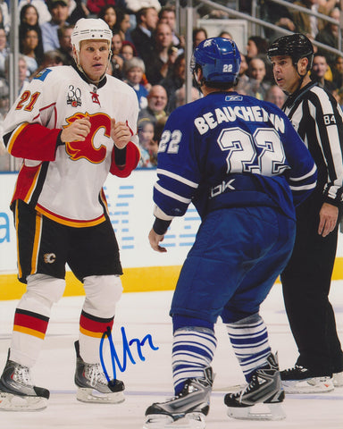 FRANCOIS BEAUCHEMIN SIGNED TORONTO MAPLE LEAFS 8X10 PHOTO