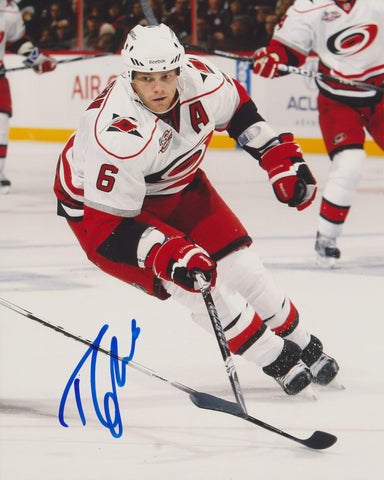 TIM GLEASON SIGNED CAROLINA HURRICANES 8X10 PHOTO