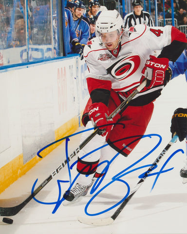 JAMIE MCBAIN SIGNED CAROLINA HURRICANES 8X10 PHOTO 2