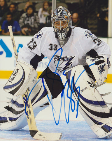 DAN ELLIS SIGNED TAMPA BAY LIGHTNING 8X10 PHOTO