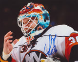 DWAYNE ROLOSON SIGNED NEW YORK ISLANDERS 8X10 PHOTO