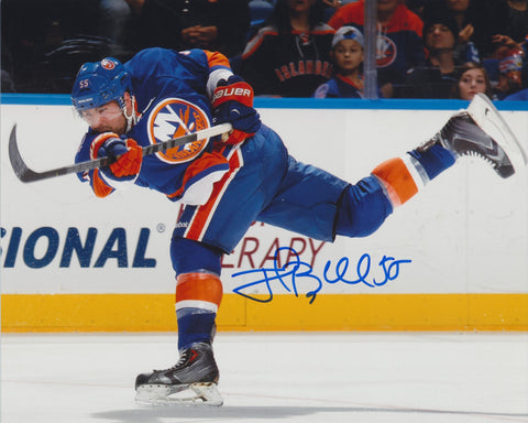 JOHNNY BOYCHUK SIGNED NEW YORK ISLANDERS 8X10 PHOTO