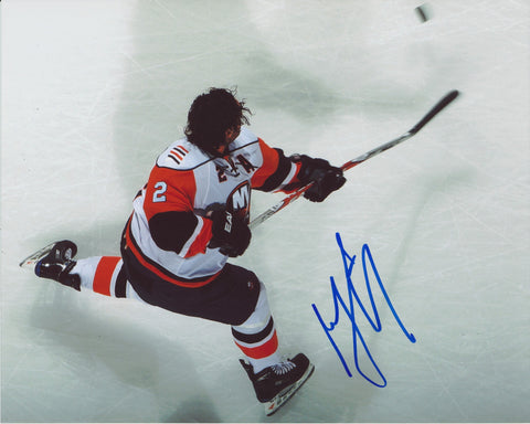 MARK STREIT SIGNED NEW YORK ISLANDERS 8X10 PHOTO