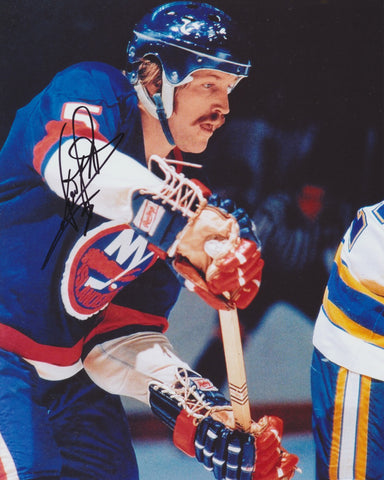 DENIS POTVIN SIGNED NEW YORK ISLANDERS 8X10 PHOTO 2