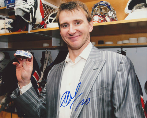 EVGENI NABOKOV SIGNED NEW YORK ISLANDERS 8X10 PHOTO