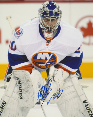 EVGENI NABOKOV SIGNED NEW YORK ISLANDERS 8X10 PHOTO 2