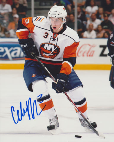 CALVIN DE HAAN SIGNED NEW YORK ISLANDERS 8X10 PHOTO