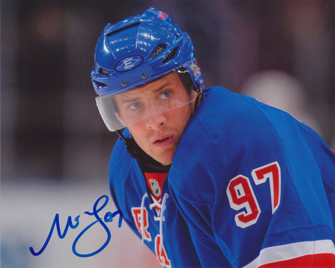 MATT GILROY SIGNED NEW YORK RANGERS 8X10 PHOTO