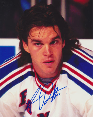 LUC ROBITAILLE SIGNED NEW YORK RANGERS 8X10 PHOTO 2