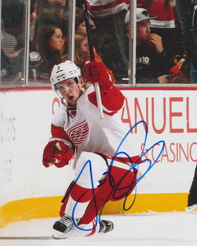JUSTIN ABDELKADER SIGNED DETROIT RED WINGS 8X10 PHOTO 2