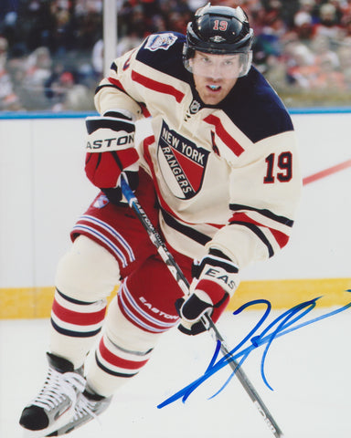 BRAD RICHARDS SIGNED NEW YORK RANGERS 8X10 PHOTO 2