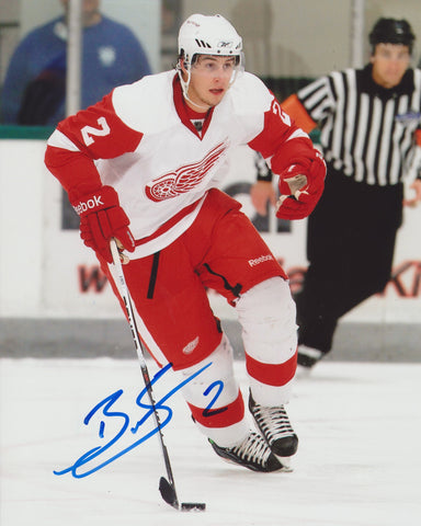BRENDAN SMITH SIGNED DETROIT RED WINGS 8X10 PHOTO