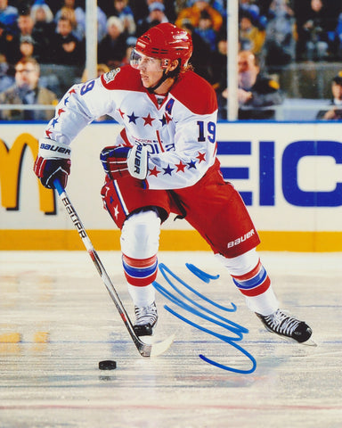 NICKLAS BACKSTROM SIGNED WASHINGTON CAPITALS 8X10 PHOTO