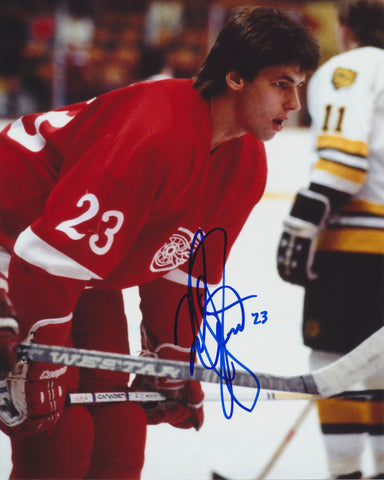 MARK OSBORNE SIGNED DETROIT RED WINGS 8X10 PHOTO