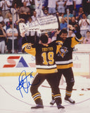 BRYAN TROTTIER SIGNED PITTSBURGH PENGUINS 8X10 PHOTO