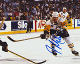 JOE MULLEN SIGNED PITTSBURGH PENGUINS 8X10 PHOTO