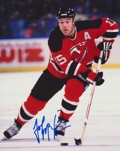 JOHN MACLEAN SIGNED NEW JERSEY DEVILS 8X10 PHOTO