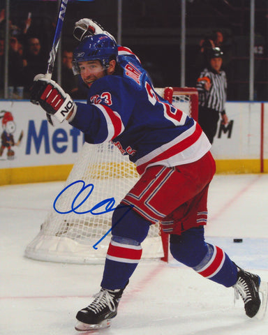 CHRIS DRURY SIGNED NEW YORK RANGERS 8X10 PHOTO 3