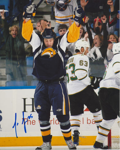 MARK MANCARI SIGNED BUFFALO SABRES 8X10 PHOTO