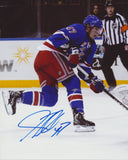 J.T. MILLER SIGNED NEW YORK RANGERS 8X10 PHOTO 3