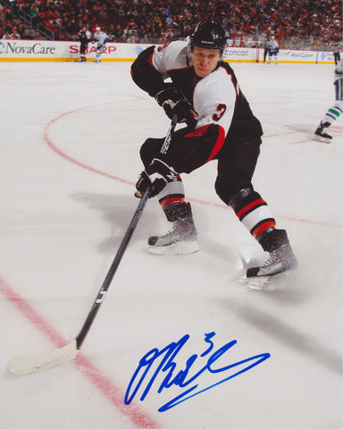 OSCAR BARTULIS SIGNED PHILADELPHIA FLYERS 8X10 PHOTO