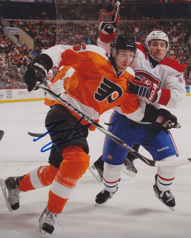 BRAYDON COBURN SIGNED PHILADELPHIA FLYERS 8X10 PHOTO 2