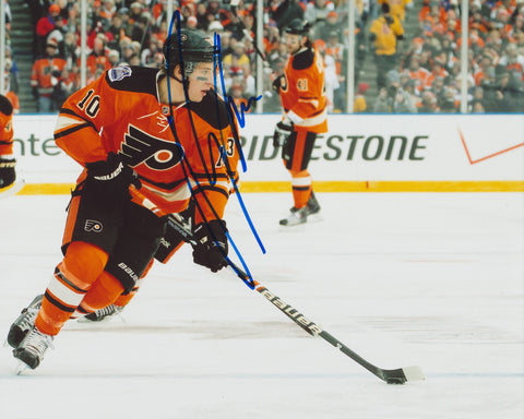 BRAYDEN SCHENN SIGNED PHILADELPHIA FLYERS 8X10 PHOTO 2