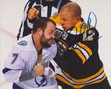 JAROME IGINLA SIGNED BOSTON BRUINS 8X10 PHOTO