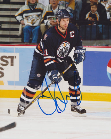 JASON SMITH SIGNED EDMONTON OILERS 8X10 PHOTO 2