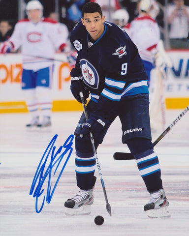 EVANDER KANE SIGNED WINNIPEG JETS 8X10 PHOTO