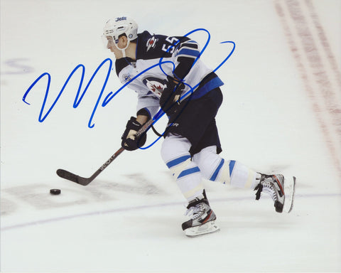 MARK SCHEIFELE SIGNED WINNIPEG JETS 8X10 PHOTO